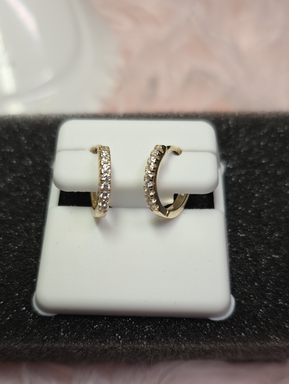 Gold Vermeil Over Sterling Silver Huggie Hoop Earrings - Women Jewelry